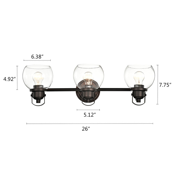 CH2S123RB26-BL3 Bath Light