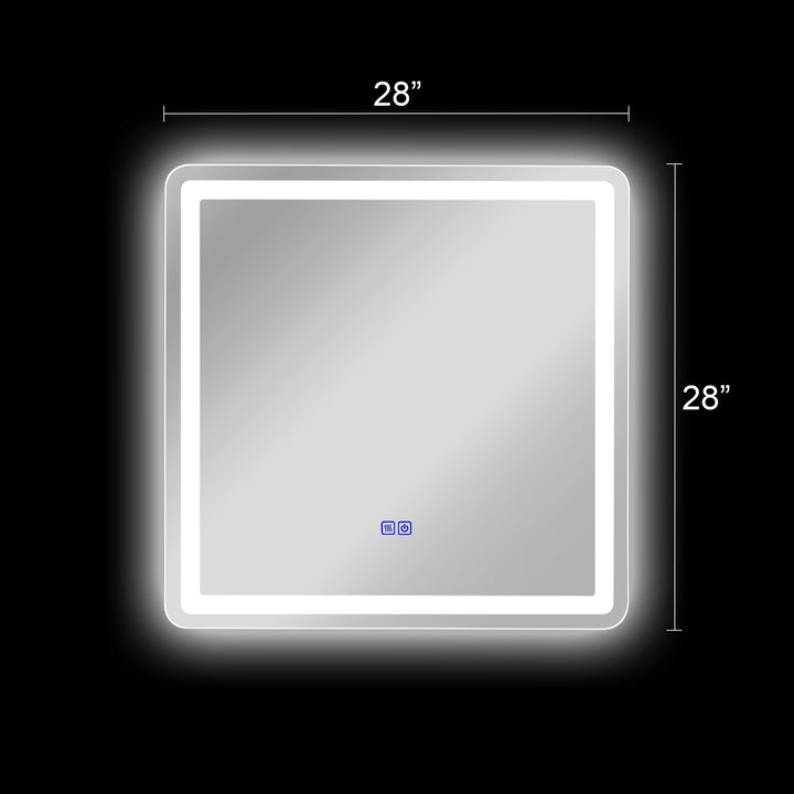 CH9M002BL28-SQR LED Mirror