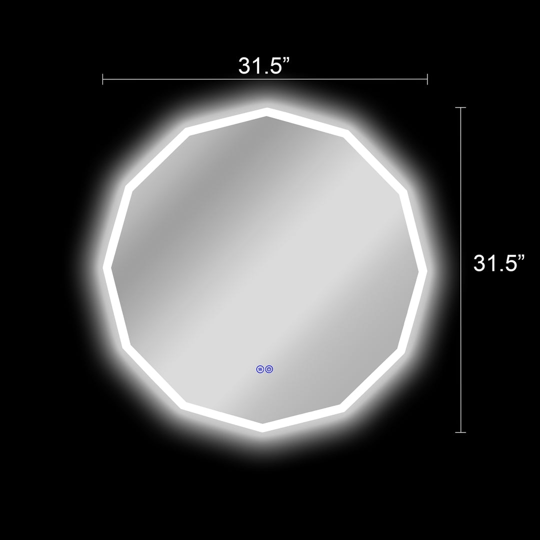 CH9M013BL32-RND LED Mirror