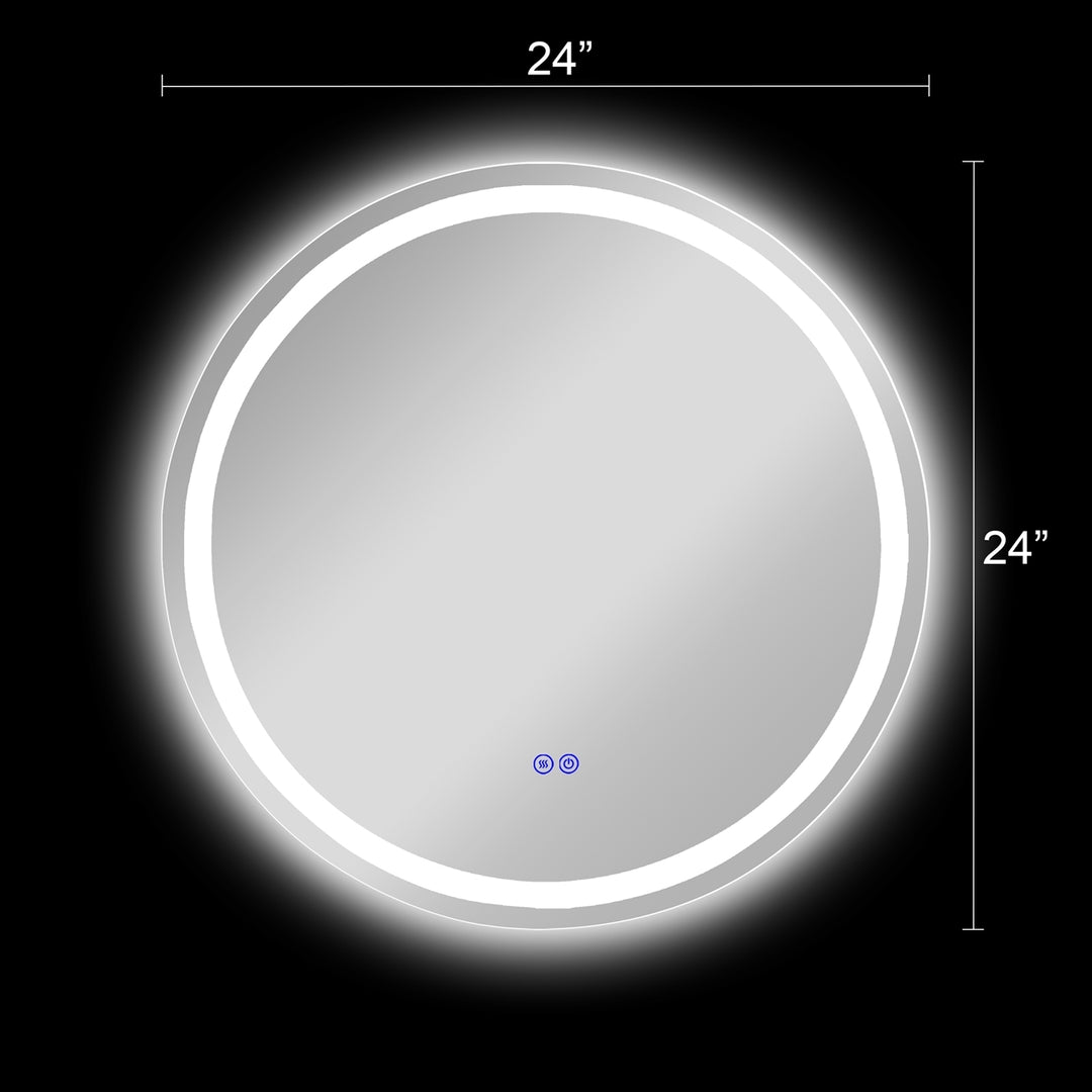 CH9M042BL24-RND LED Mirror