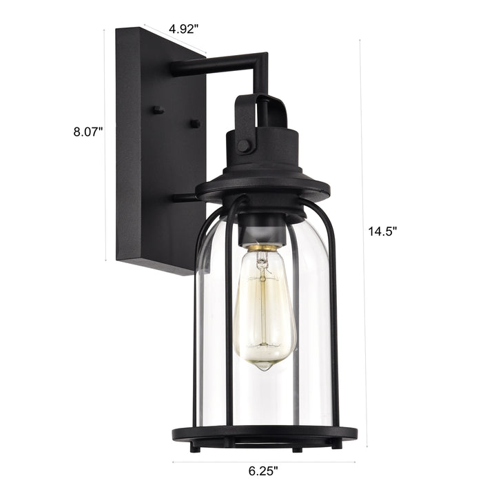 CH2D212BK15-OD1 Outdoor Wall Sconce