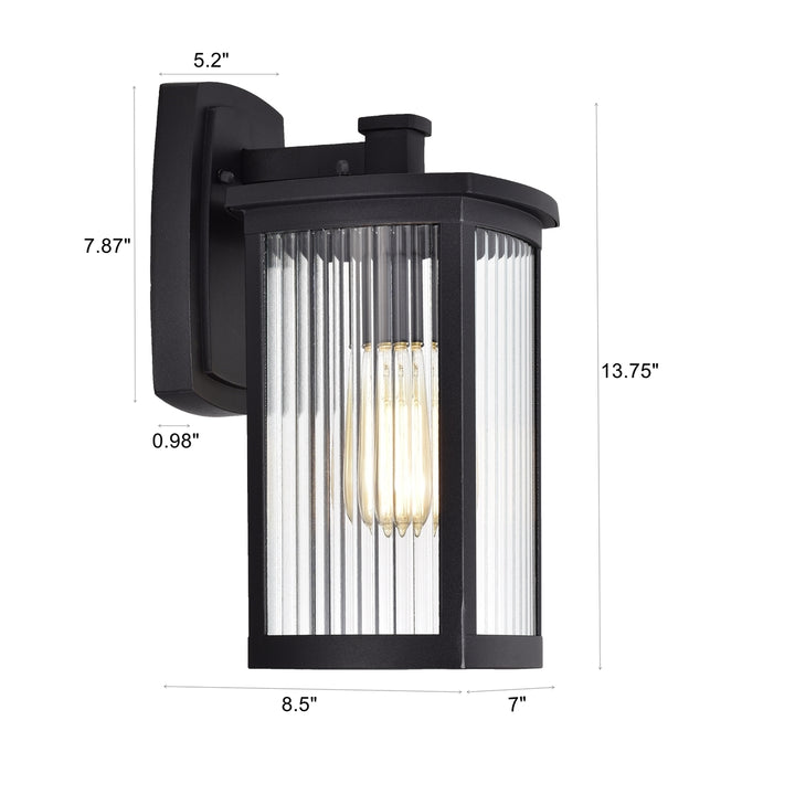 CH2S207BK14-OD1 Outdoor Wall Sconce