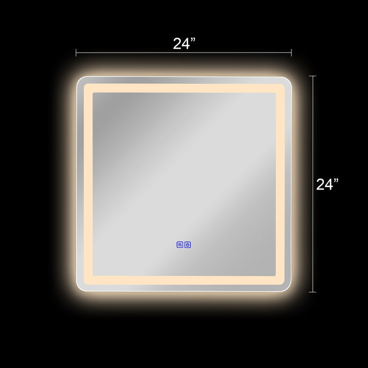 CH9M002BW24-LSQ LED Mirror