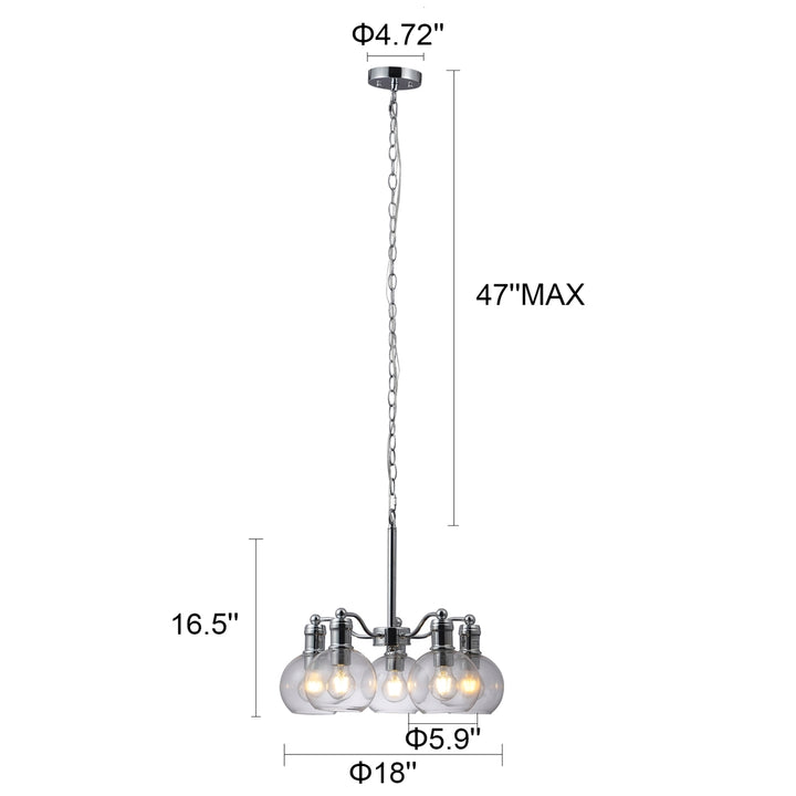 CH6S901CM18-DC5 Large Chandelier