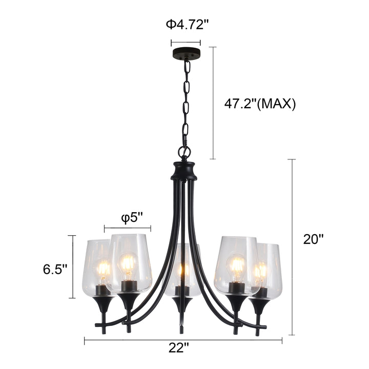 CH6S902BK21-UC5 Large Chandelier