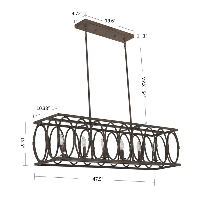 CH6H802AW48-UP6 Inverted Pendant