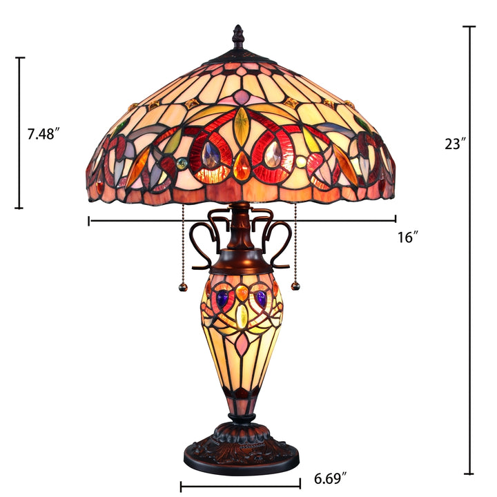 CH33353VR16-DT3 Double Lit Table Lamp