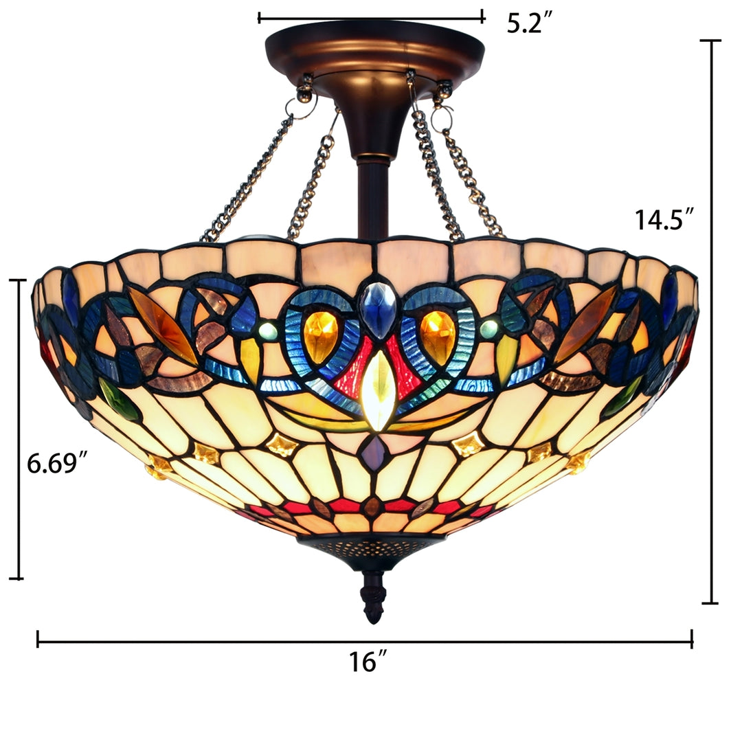 CH3T353BV16-UF2 Semi-Flush Ceiling Fixture