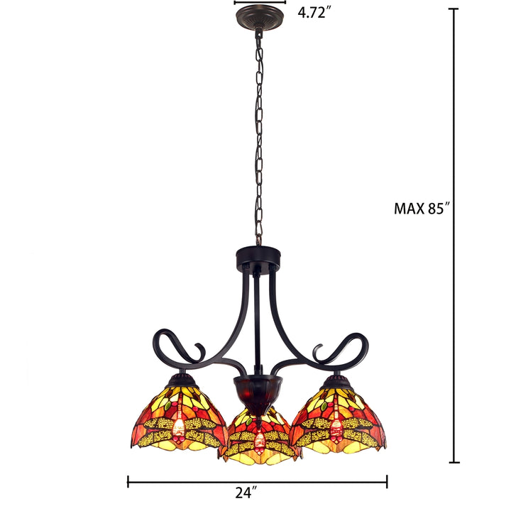 CH3T471RD24-DD3 Mini Chandelier