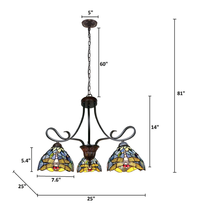 CH3T524BD25-DD3 Mini Chandelier