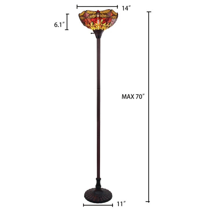 CH3T471RD14-TF1 Torchiere Floor Lamp