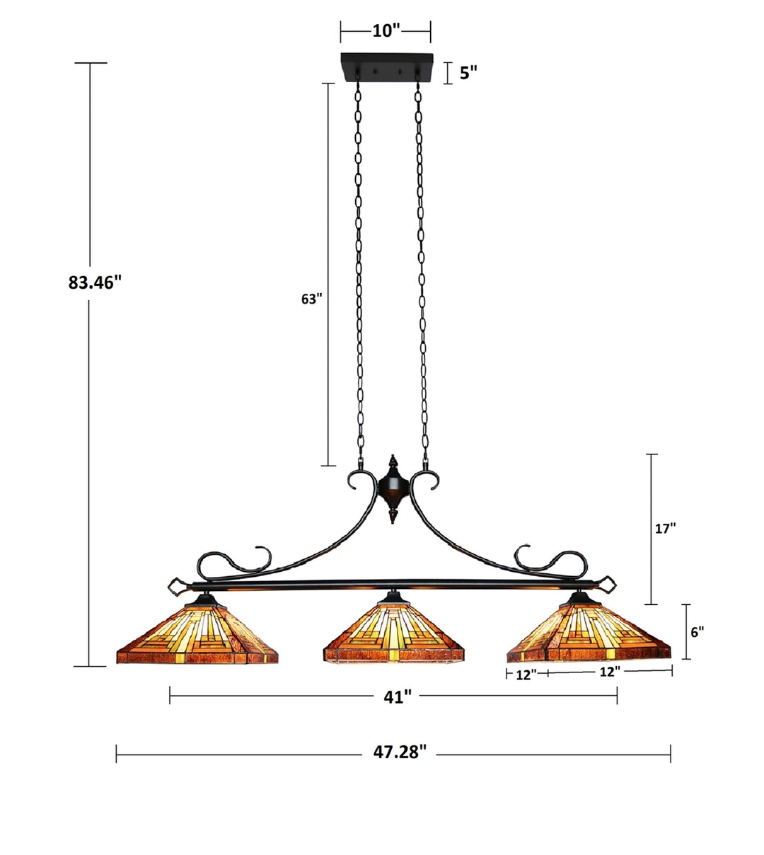 CH33359MR47-IL3 Island Pendant