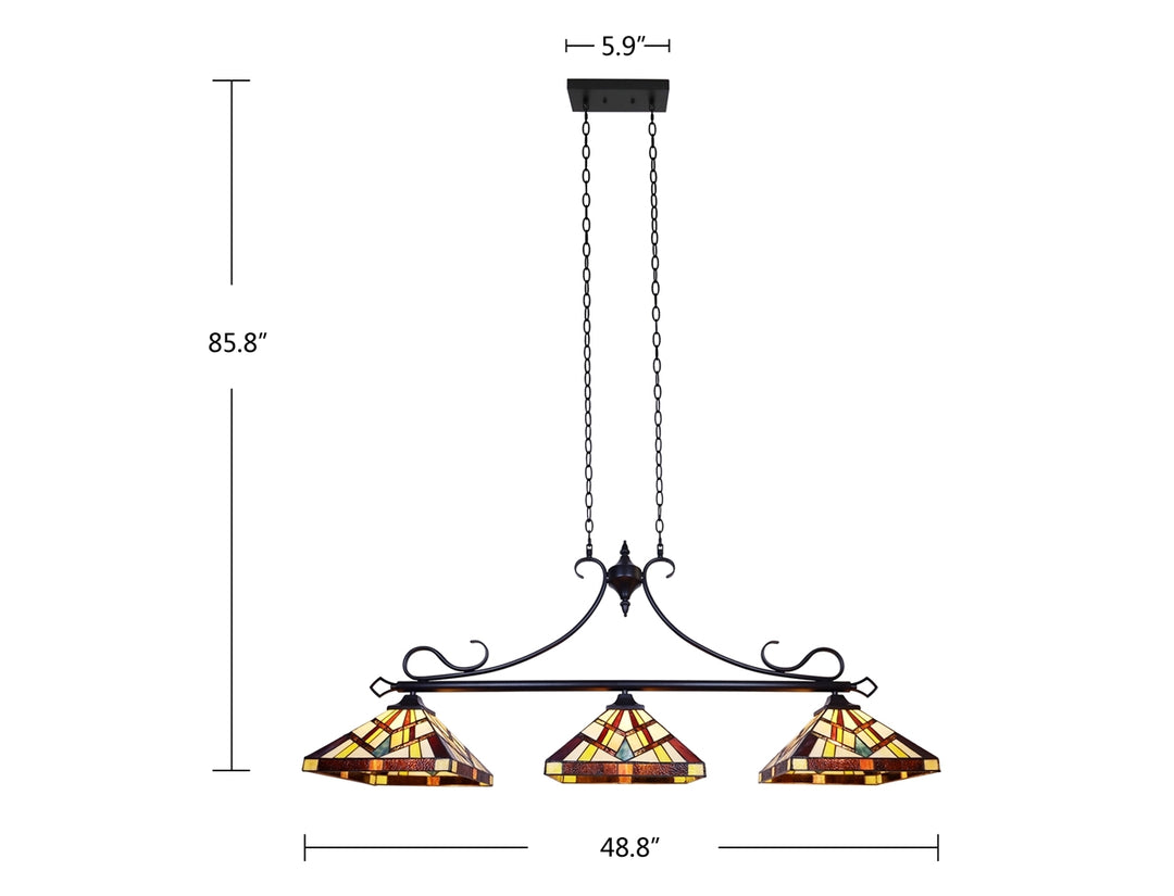 CH3T523BM47-IL3 Island Pendant