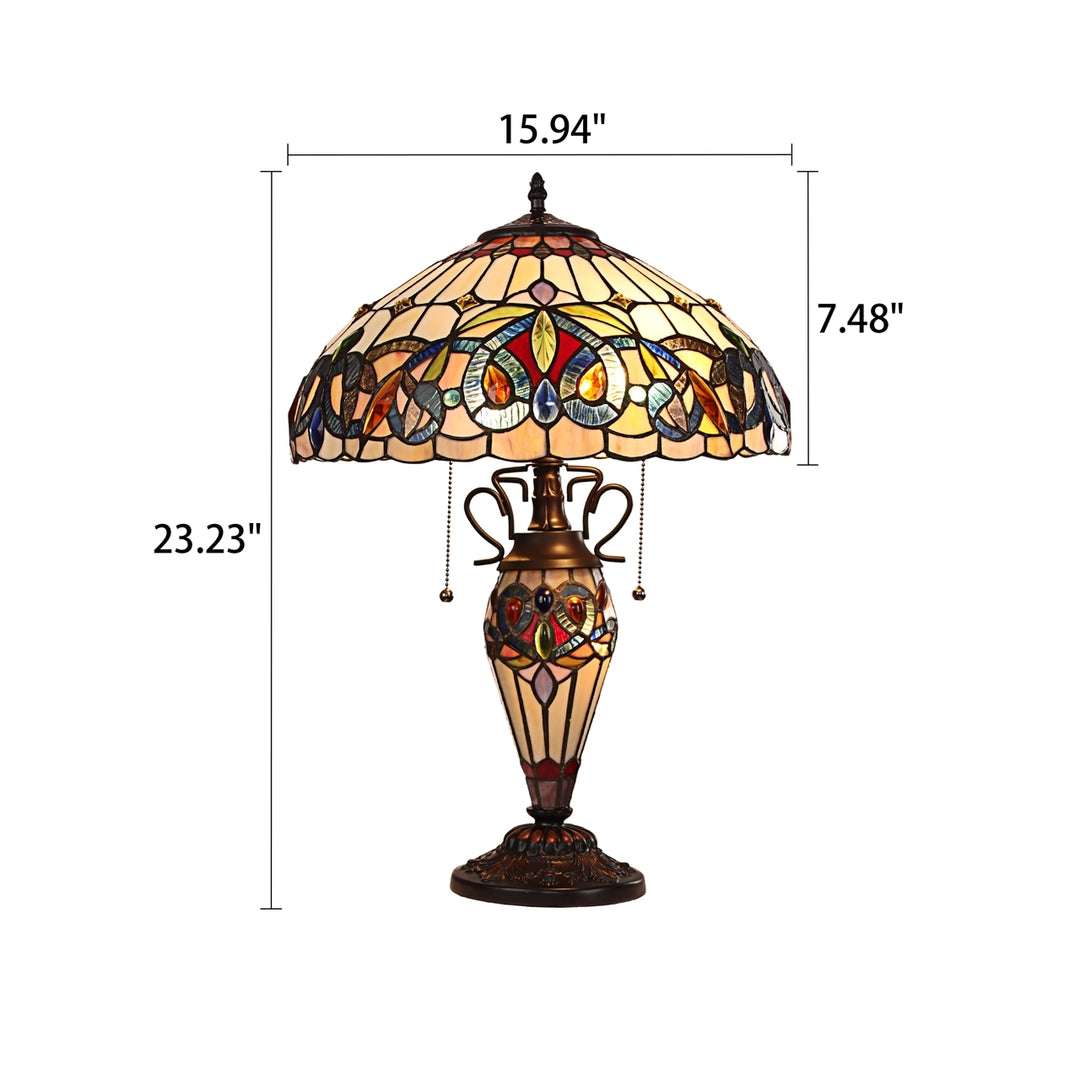 CH3T353BV16-DT3 Double Lit Table Lamp