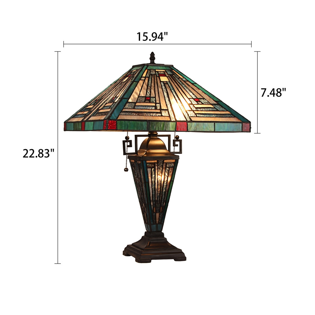 CH3T359BM16-DT3 Double Lit Table Lamp