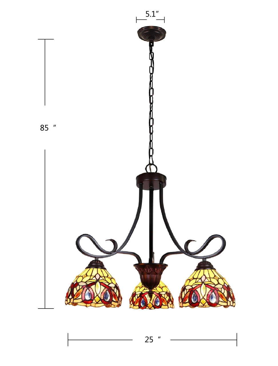 CH33353VR25-DD3 Mini Chandelier