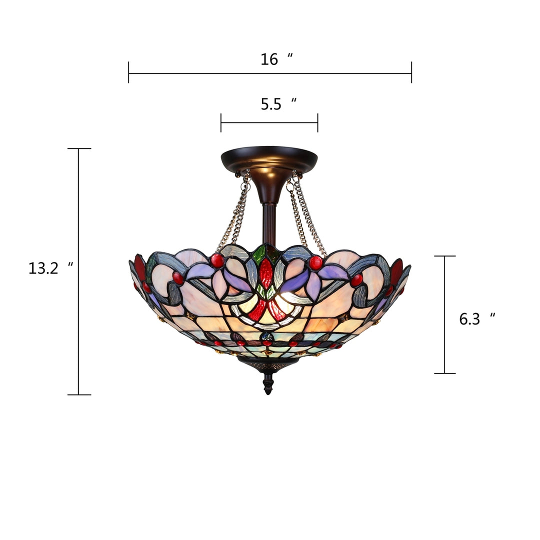 CH3T381VB16-UF2 Semi-Flush Ceiling Fixture