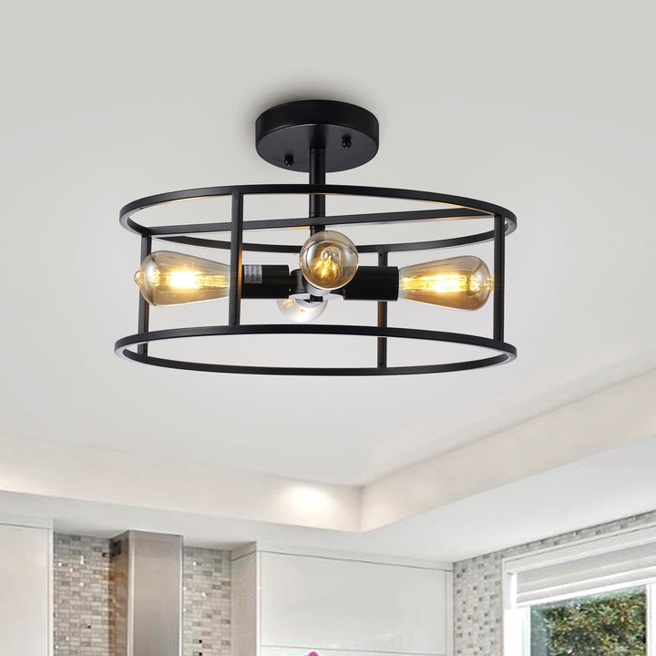 CH6H401BK18-SF4 Semi-flush Ceiling Fixture