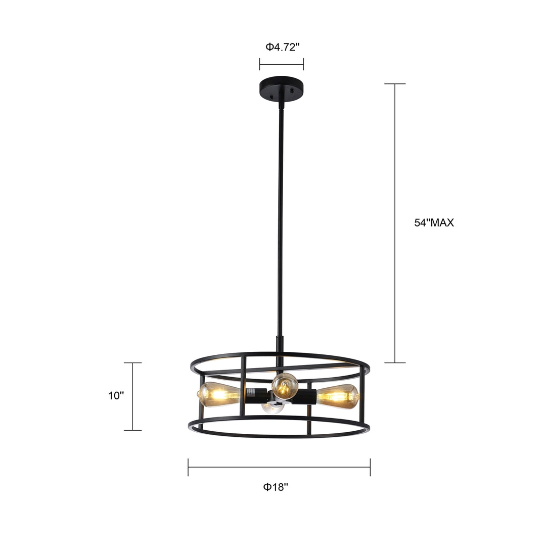 CH6H401BK18-SF4 Semi-flush Ceiling Fixture