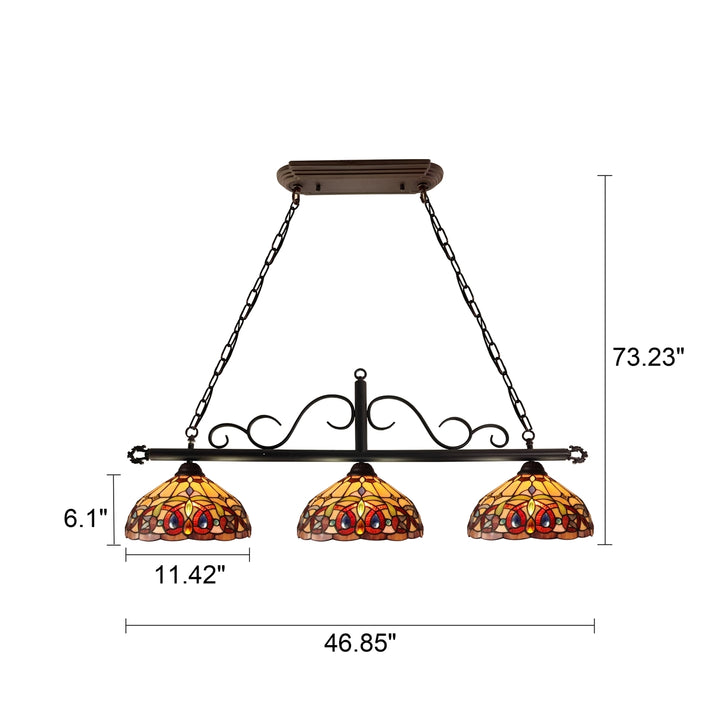 CH33353VR45-IL3 Island Pendant