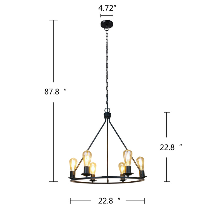 CH6D805BK22-UP6 Inverted Pendant