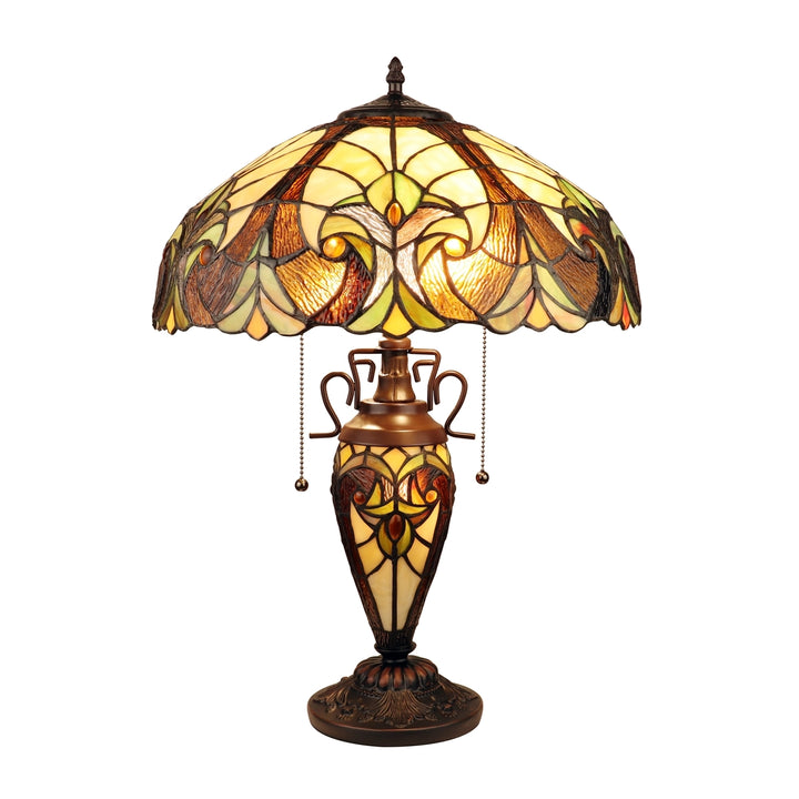 CH16780VI16-DT3 Double Lit Table Lamp