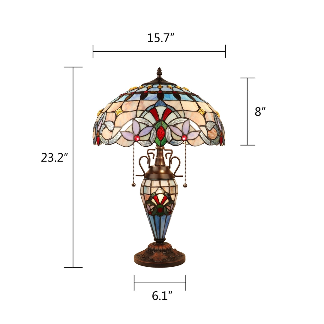 CH3T381VB16-DT3 Double Lit Table Lamp