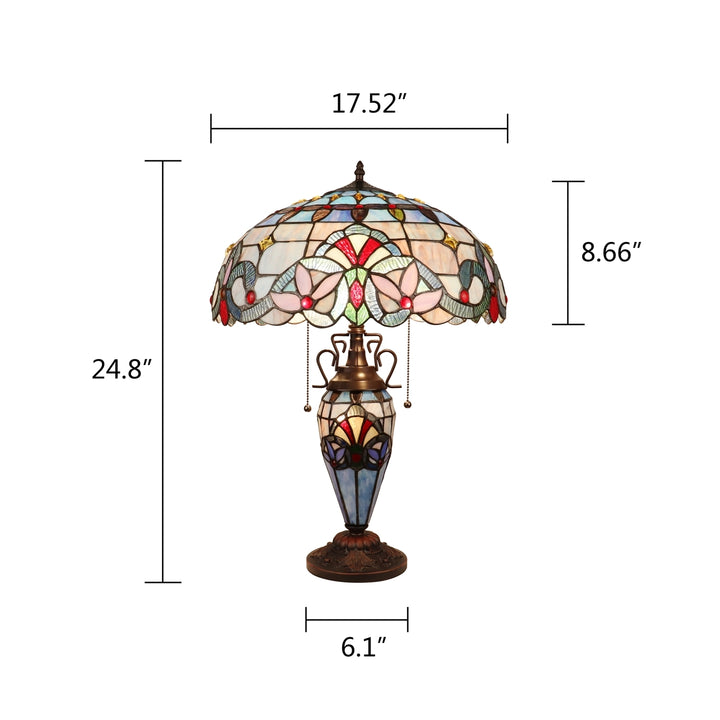 CH3T381VB18-DT3 Double Lit Table Lamp