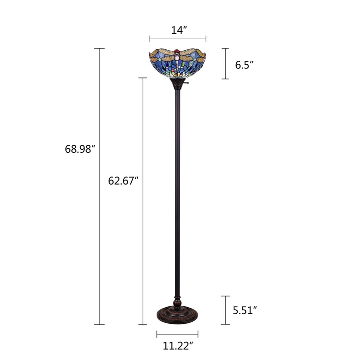 CH3T524BD14-TF1 Torchiere Floor Lamp