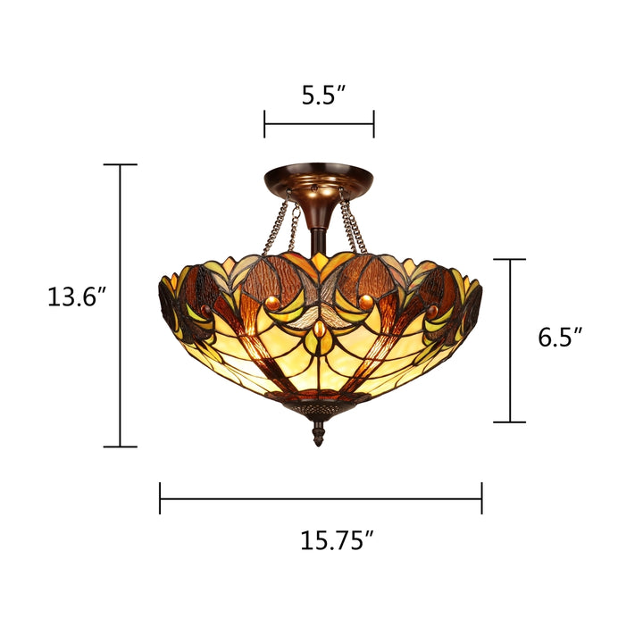 CH18780VI16-UF2 Semi-flush Ceiling Fixture