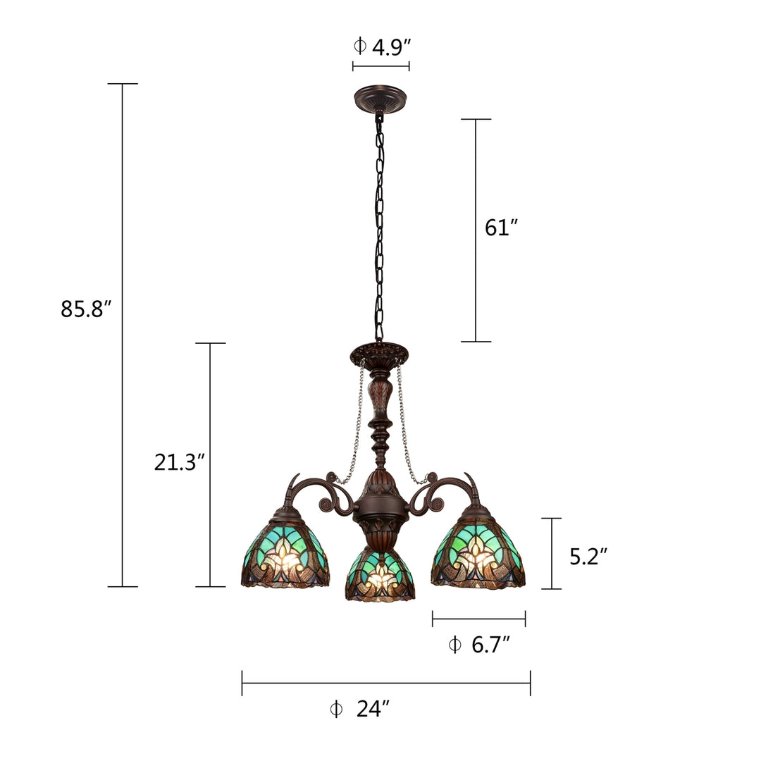 CH18780VG24-DC3 Mini Chandelier