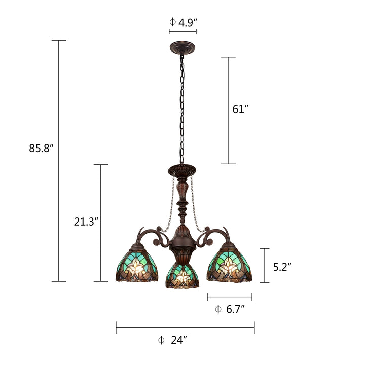 CH18780VG24-DC3 Mini Chandelier