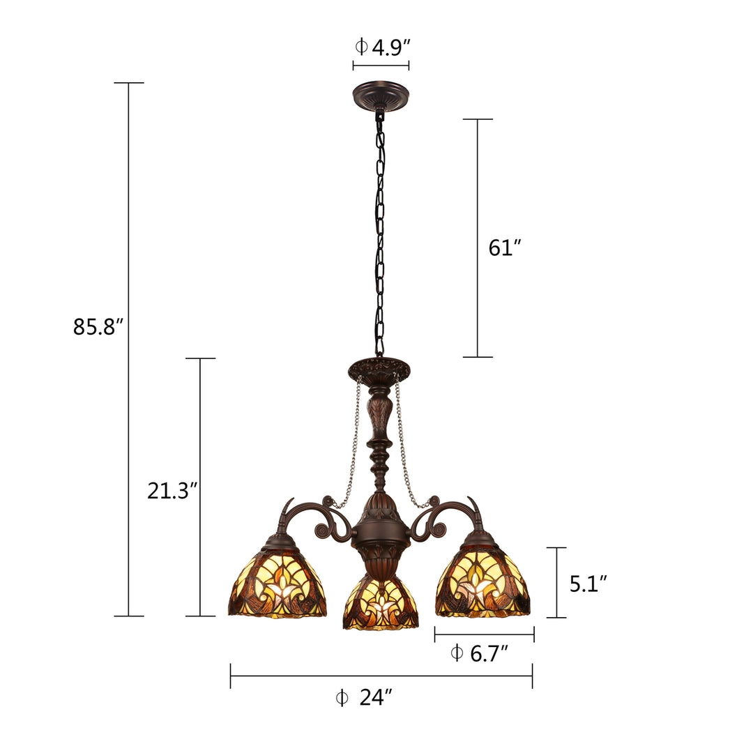 CH18780VI24-DC3 Mini Chandelier