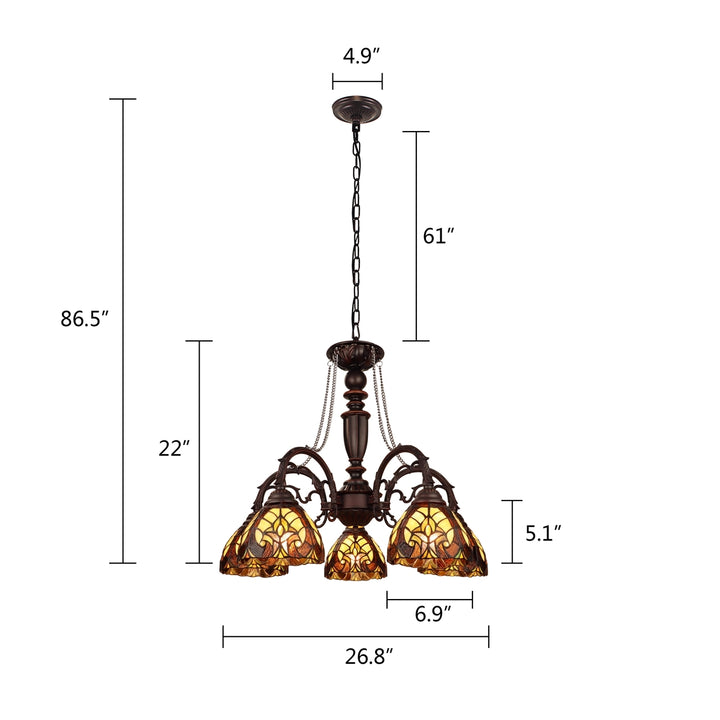 CH18780VI27-DC5 Large Chandelier