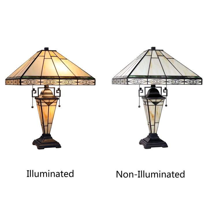 CH3T318IM16-DT3 Double-Lit Table Lamp