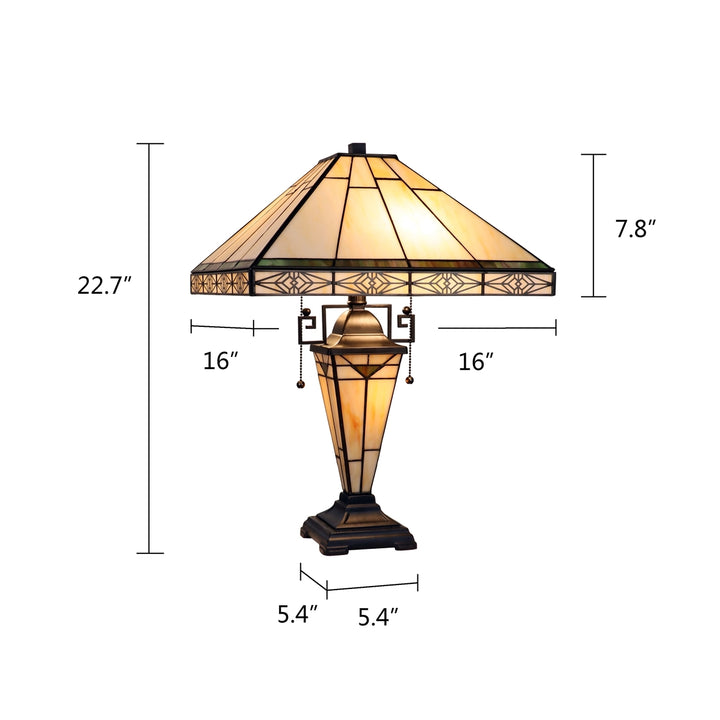 CH3T318IM16-DT3 Double-Lit Table Lamp