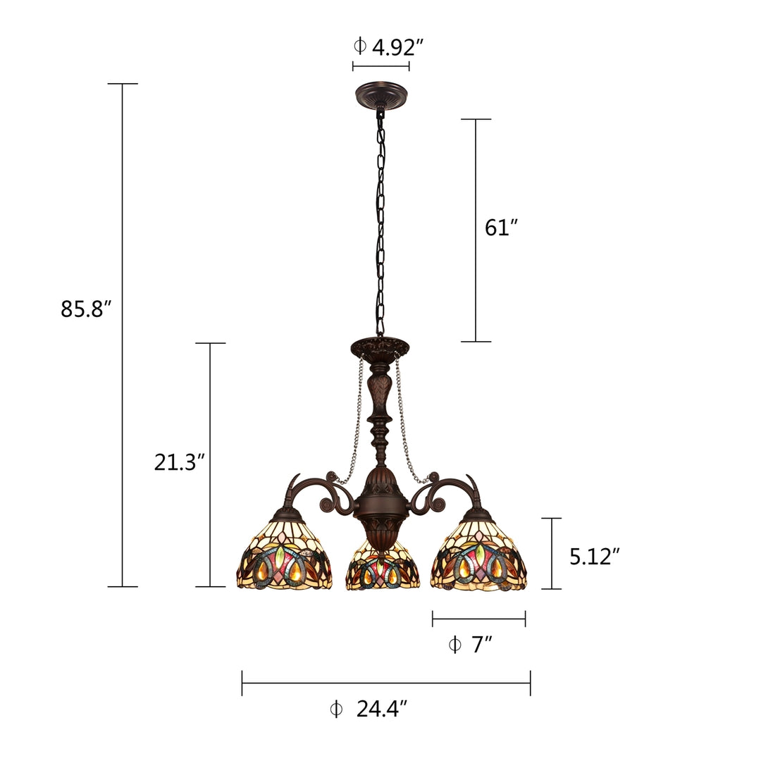 CH3T353BV24-DC3 Mini Chandelier