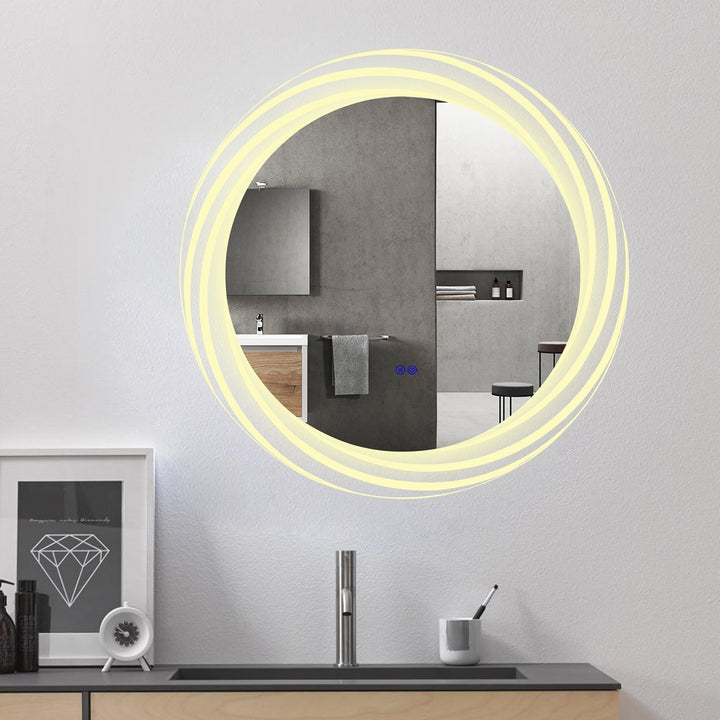 CH9M058BL30-RND LED Mirror