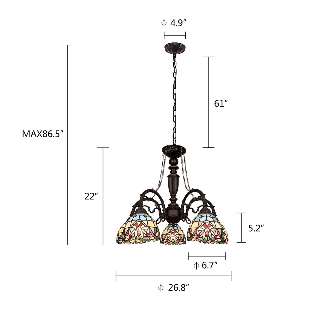 CH3T381VB27-DC5 Large Chandelier