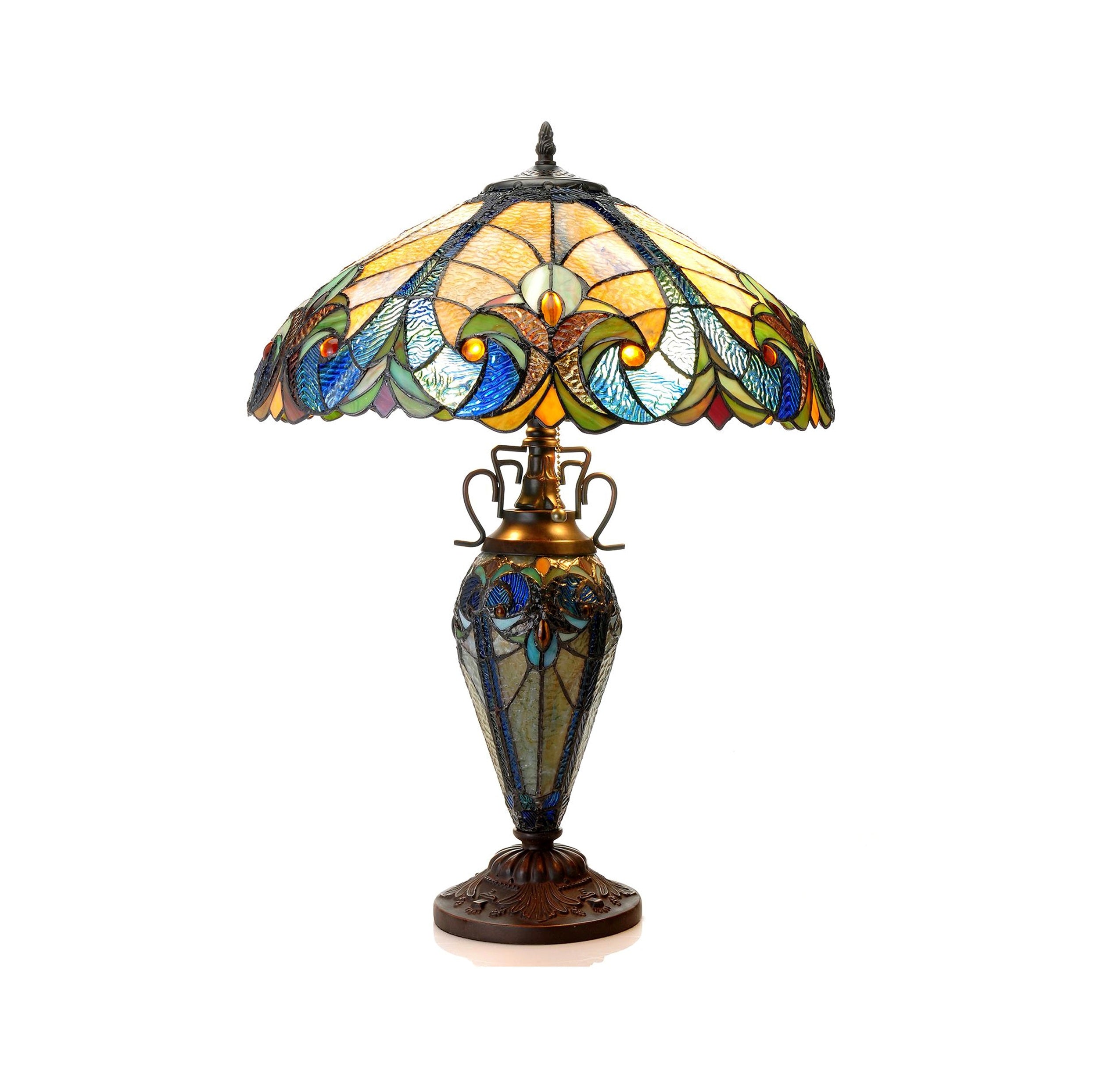 CH18780VA18-DT3 Double Lit Table Lamp – CHLOE Lighting, Inc.