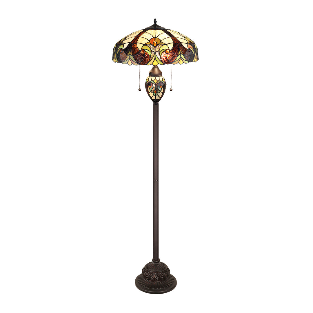 CH18780VI18-DF3 Double Lit Floor Lamp
