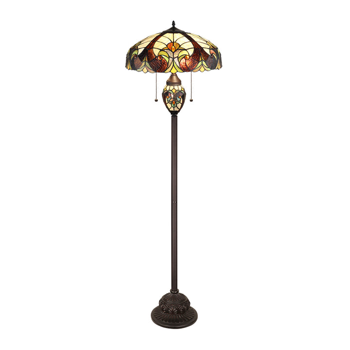 CH18780VI18-DF3 Double Lit Floor Lamp