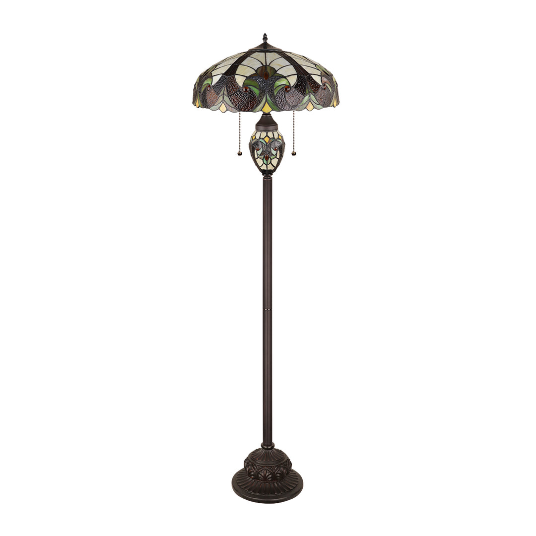 CH18780VI18-DF3 Double Lit Floor Lamp