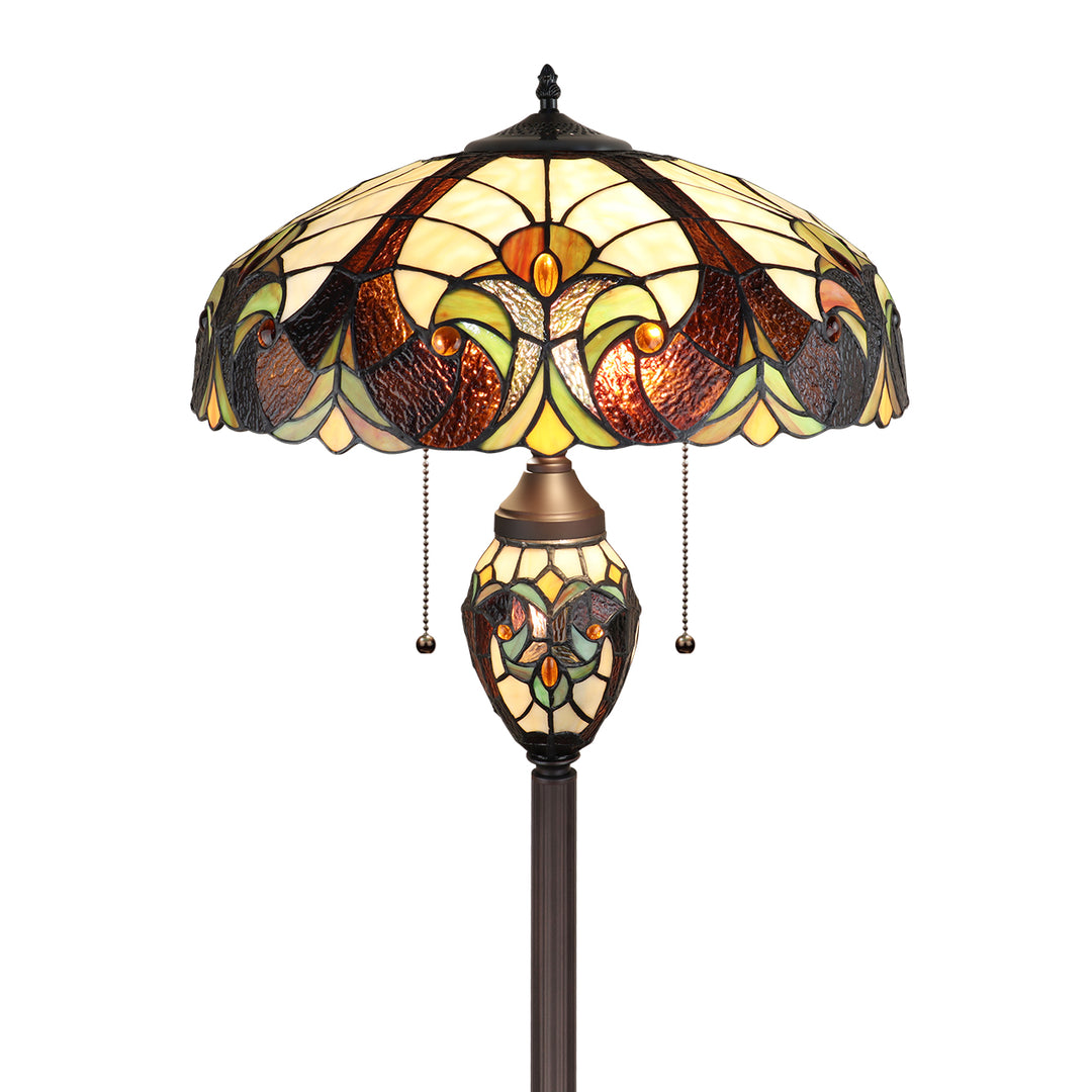 CH18780VI18-DF3 Double Lit Floor Lamp