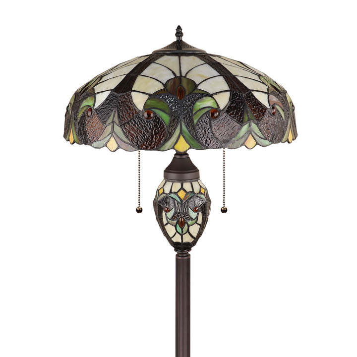 CH18780VI18-DF3 Double Lit Floor Lamp