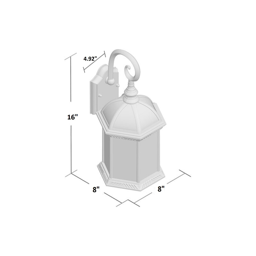 CH21611BK16-OD1 Outdoor Sconce