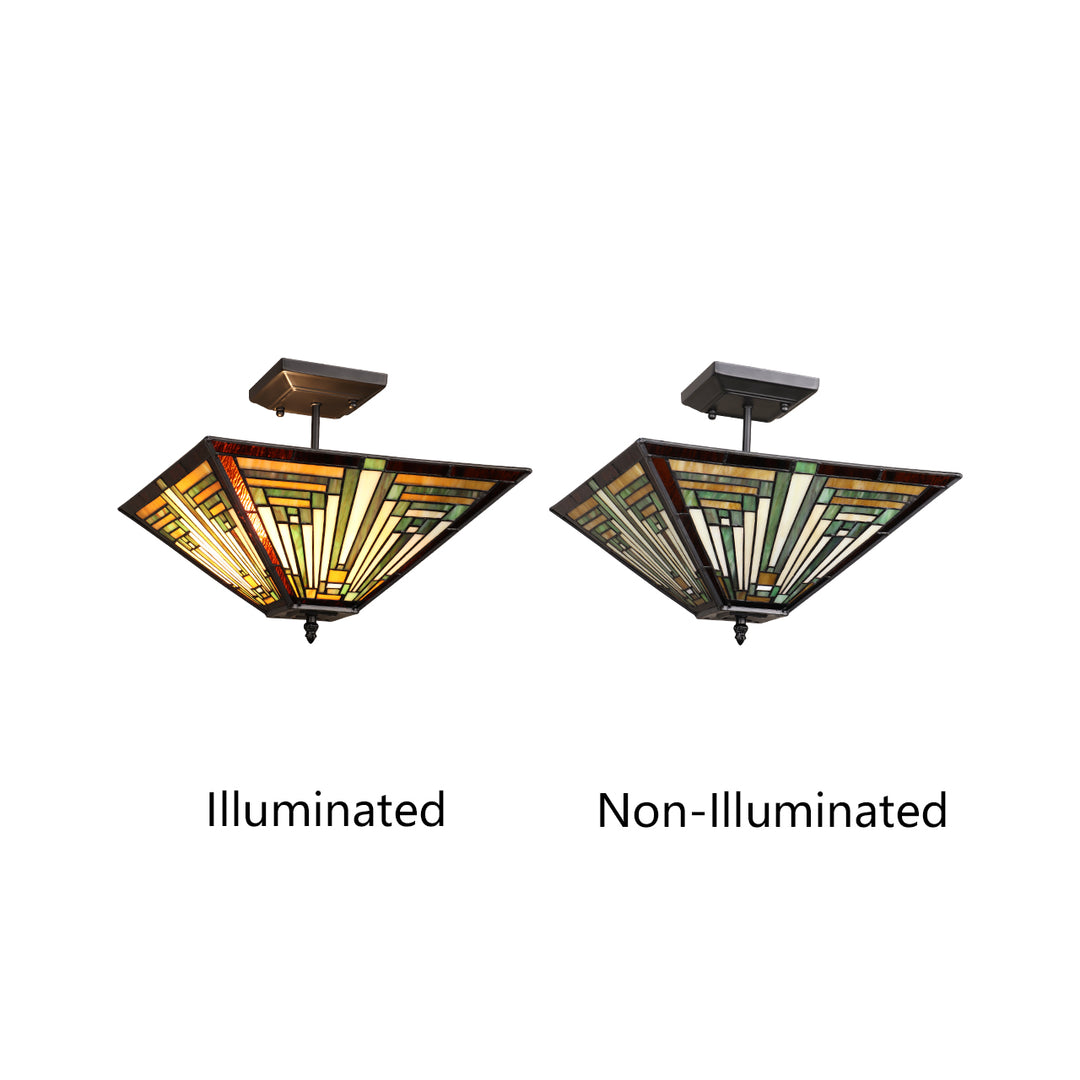 CH3T118AM14-UF2 Semi-Flush Ceiling Pendant