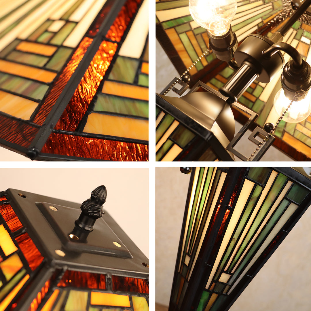 CH3T118AM16-DT3 Double Lit Table Lamp