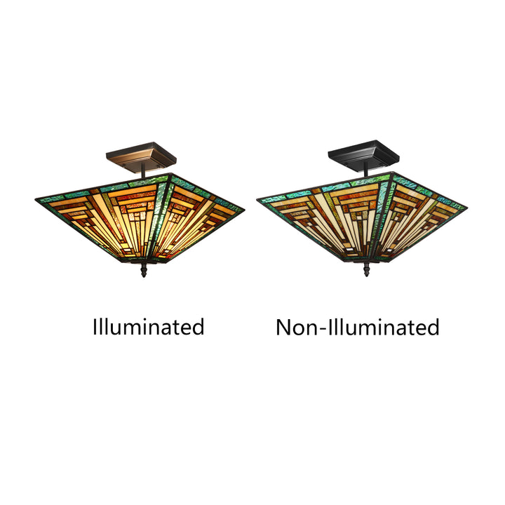 CH3T118GM14-UF2 Semi-Flush Ceiling Pendant