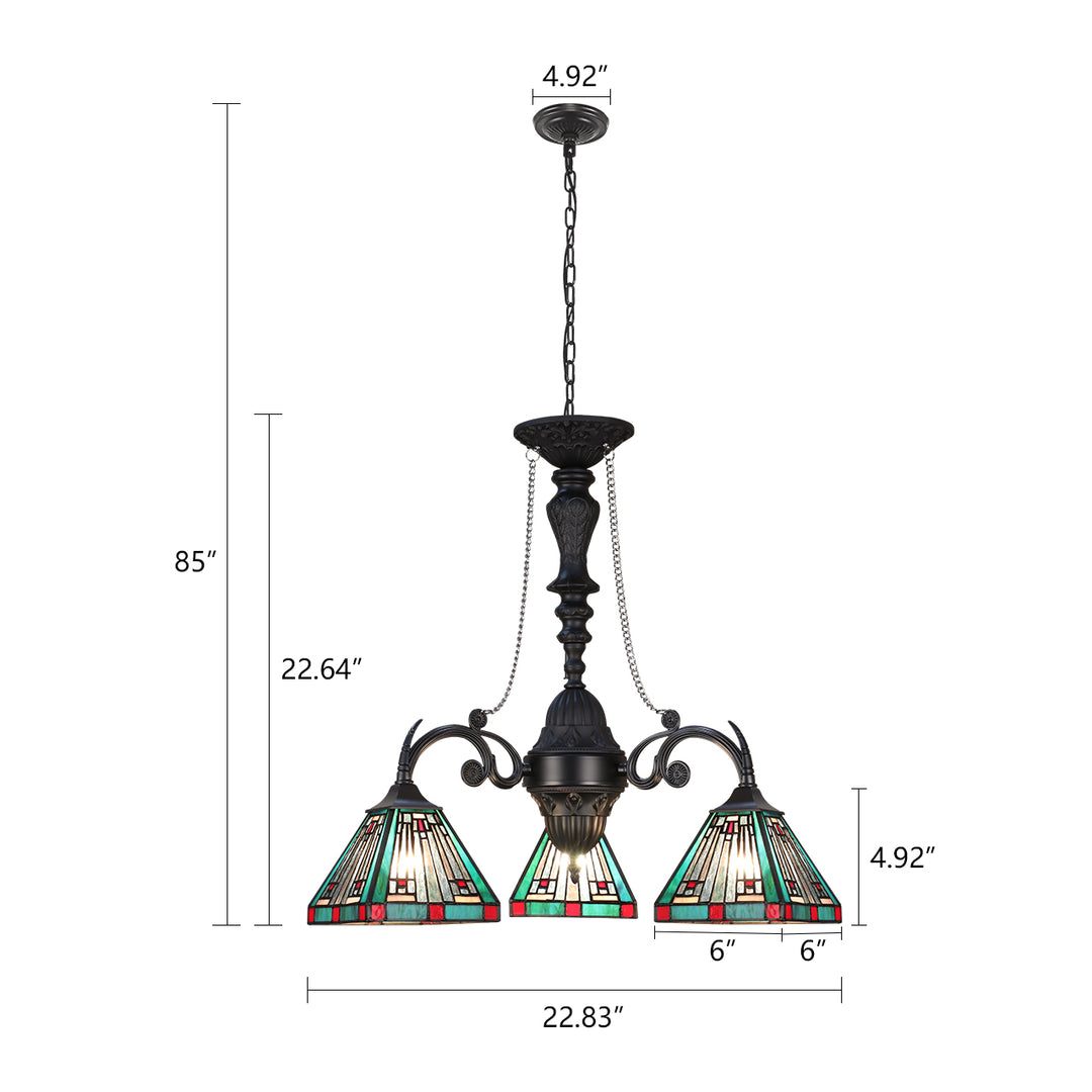 CH3T359BM24-DC3 Mini Chandelier
